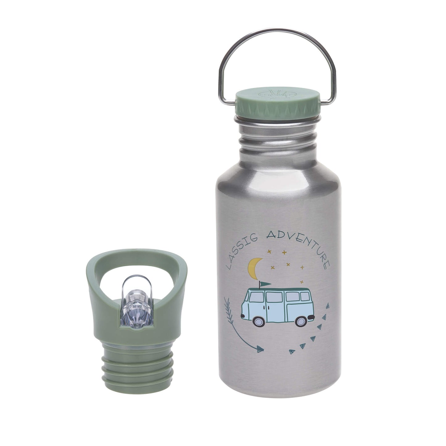 Edelstahltrinkflasche Adventure Bus - von Lässig